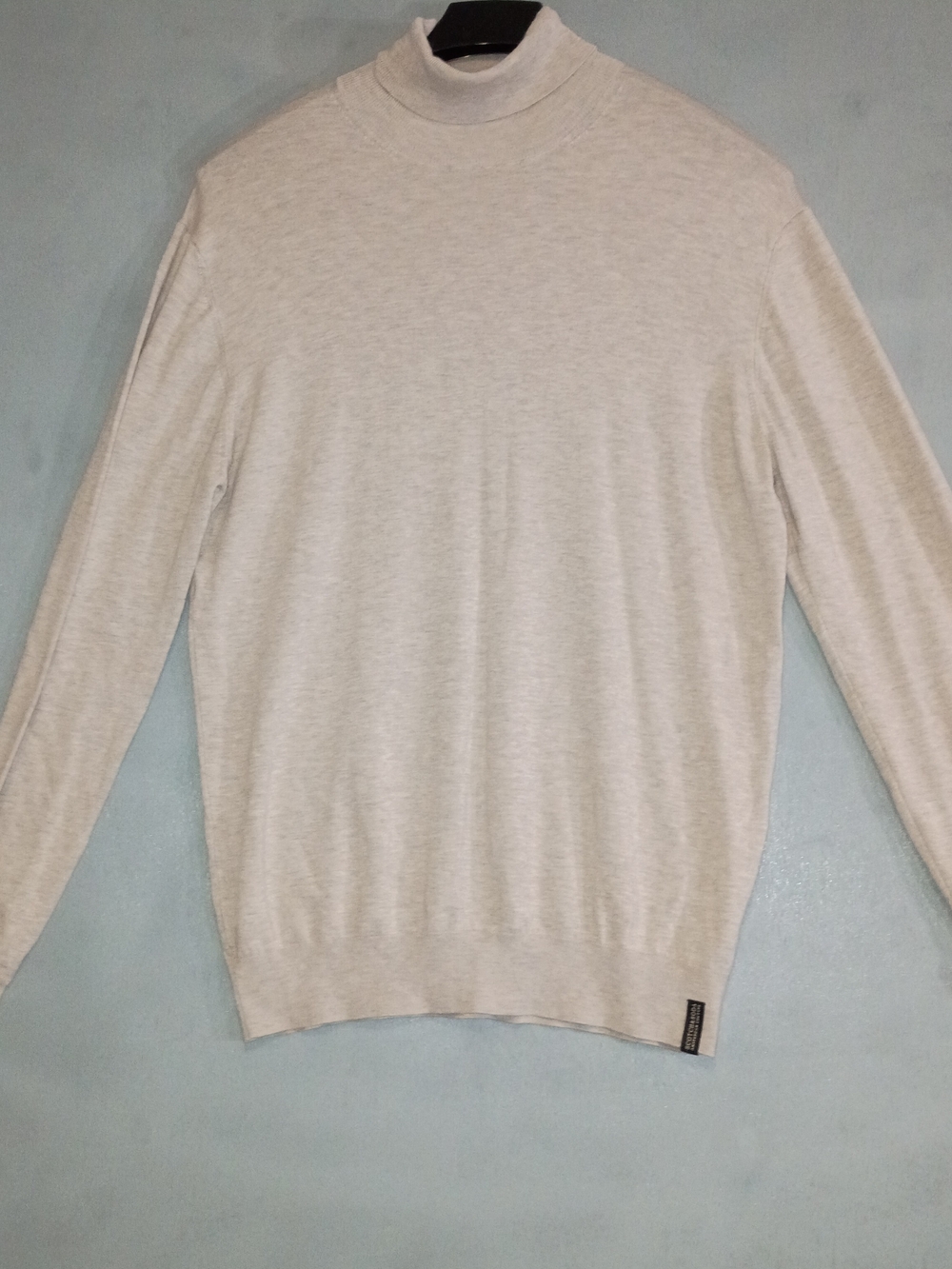 Scotch & Soda Light Gray Turtleneck Sweater